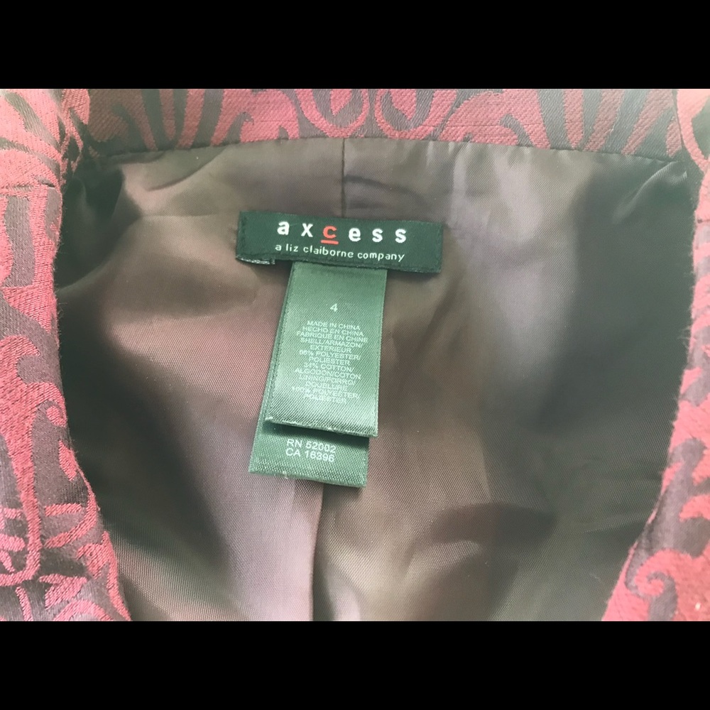 Liz Claiborne Axcess Double Breasted Blazer - Picture 8 of 8